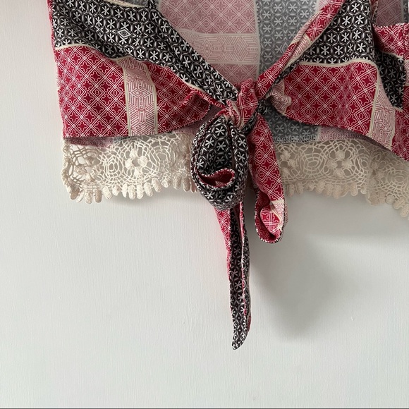 Abercrombie Back Tie Crop Top - Picture 6 of 9